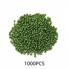 10-1000顆深綠色壓克力珍珠裝飾珠，4-20mm尺寸，圓形，適用於DIY珠寶製作、項鍊與手鍊製作，情人節與日常主題珠子混裝包 - 軍綠色 - 查看 14