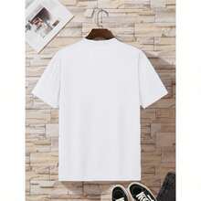 Camiseta Con Estampado De Expresión Con Hombros Descubiertos - Blanco - Ver 2