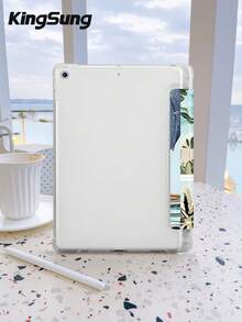 Kingsung 海洋元素拼接图案平板电脑保护套，适用于 iPad Air 8 (M4) 2026 (11 英寸)、Air 8 (M4) 2026 (13 英寸)、9.7/10.2/10.5/10.9/12.9/Pro 11、第十代 Air 8 (M4) 2026 (11/13 英寸)、三星 Galaxy Tab S6 Lite 10.4 英寸、Kindle Paperwhite 第十二代 2024、Kindle 第十一代 2022。具备防摔保护、智能支架、自动唤醒和睡眠模式。 - 彩色 - 查看 3