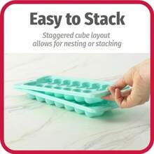 FdsGood Cook - 2 Pack Ice Cube Trays Vxcv - White - View 6