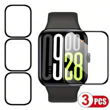 3pcs High-Quality Composite Material Screen Protector, Compatible With Xiaomi Watch6/5 Active/5 Lite - Fashionable Design, 3D Curved Edge Full Coverage, Smooth Surface, (Non-Glass), Ideal Choice For Tech Enthusiasts. - 3pcs for 5 Active - View 3