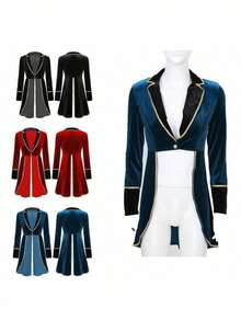 Cosplay Clothing - 2022 New Lapel Tuxedo In Blue - View 4