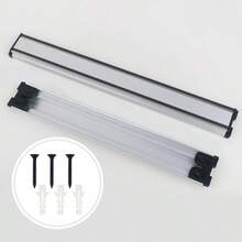 1 pieza Soporte magnético para cuchillos montado en la pared, estante de metal para cuchillos de cocina, instalación con taladro, imán fuerte, ahorra espacio, fácil de acceder y limpiar, perfecto para la cocina y áreas de comedor - Multicolor - Ver 9