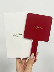 L’Oreal Paris Paris L'Oreal 紅色手持鏡 9*16cm，正方形，清晰舒適，輕巧耐用，防摔防刮，易於清潔，適合個人使用與送禮 - 彩色 - 查看 5