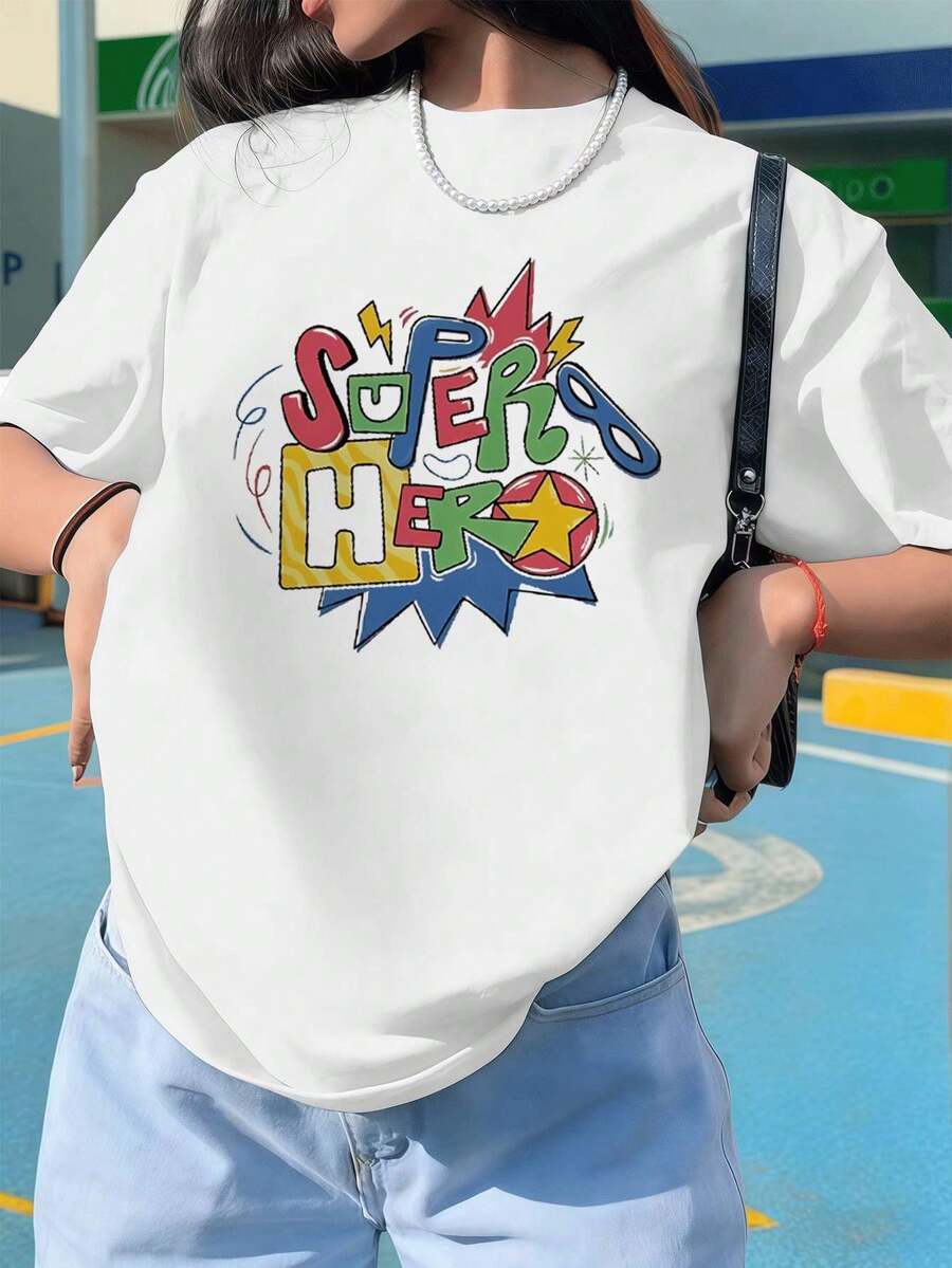 Dam-T-shirts - Vitt - Visa 1