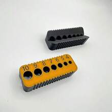 Dụng cụ dẫn hướng khoan hệ mét, phù hợp với mũi khoan có đường kính từ 4mm đến 10mm. - Hướng dẫn khoan - Xem 2