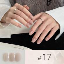 MIANEL GEL 10毫升自流平裸色凝胶指甲油，2026新款冰透明裸粉色肤色提亮透明裸色效果，LED/UV固化 - 彩色 - 查看 19