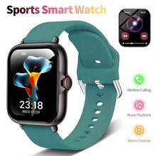 SmartWatch 新款熱銷智慧手錶：中性矽膠錶帶，具備接聽/撥號、計步、卡路里追蹤、多種運動模式、遠程拍照、音樂控制、鬧鐘提醒與訊息通知功能。180mAh 鋰電池多功能運動智慧手錶，適合作為情侶、長輩、朋友、同學等的節日禮物 - 彩色 - 查看 14