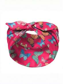 1pc Women's Bow Rabbit Ear Headband, Bohemian Style Wide Headband, Ultra Wide Cute Rabbit Ear Knot Headband, Sports Sweat-Absorbing Checkerboard Headband For Women, Button Headband, Wide Brim Headband, Elastic Headband, Fabric Headband, Checkerboard Headband, Bohemian Headband, Headscarf Style Headband, Checkerboard Hair Accessory, Non-Slip Headband, Yoga Headband, Makeup Headband - Multicolor - View 6