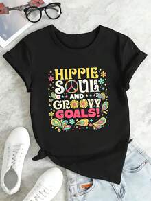 Women T-Shirts - Black - View 2