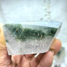 1 buah 20-200g Kristal Taman Acak, Kuarsa Phantom, Kristal Penenang, Kristal Dekoratif, Dekorasi Kristal untuk Rumah/Kantor/Kamar Tidur (Kristal Alami Mungkin Mengandung Pecahan Kecil) - MultiWarna - View 9