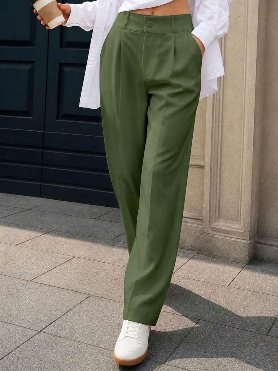 Women Pants - Green - View 1