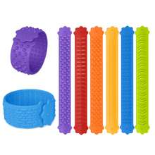 1/3/6 Peças Brinquedos Fidget de Silicone para Polegar para Alívio do Estresse. Estes Brinquedos Sensoriais Baseados em Textura Ajudam a Acalmar as Emoções e Aliviar a Ansiedade. Compactos, Silenciosos, Portáteis e Discretos, Eles Auxiliam na Concentração e São Brinquedos Ideais para Alívio do Estresse para Adolescentes - Multicolorido - Visão 2