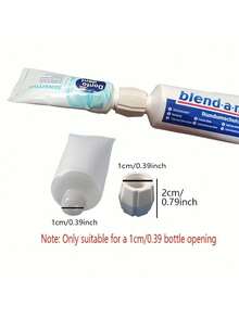 Plastic Toothpaste Tube, Facial Cleanser Adapter And Dispenser Bottle, Convenient For Toothpaste And Facial Cleanser Refill, Cosmetic Tube And Bottle, Facial Cleanser Gel Tube, Squeeze-Type Toothpaste Dispenser Tool Set, Household Daily Necessities - Multicolor - View 2