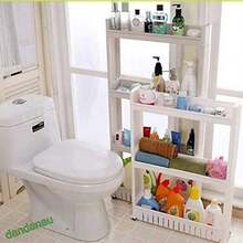 1 Set de Carrito de Almacenamiento Rodante Delgado y Hueco, Organizador Práctico de Plástico Fácil de Ensamblar y Multiusos, Adecuado para Espacios Estrechos en la Cocina, el Baño, el Dormitorio, la Lavandería y la Oficina - Multicolor - Ver 9