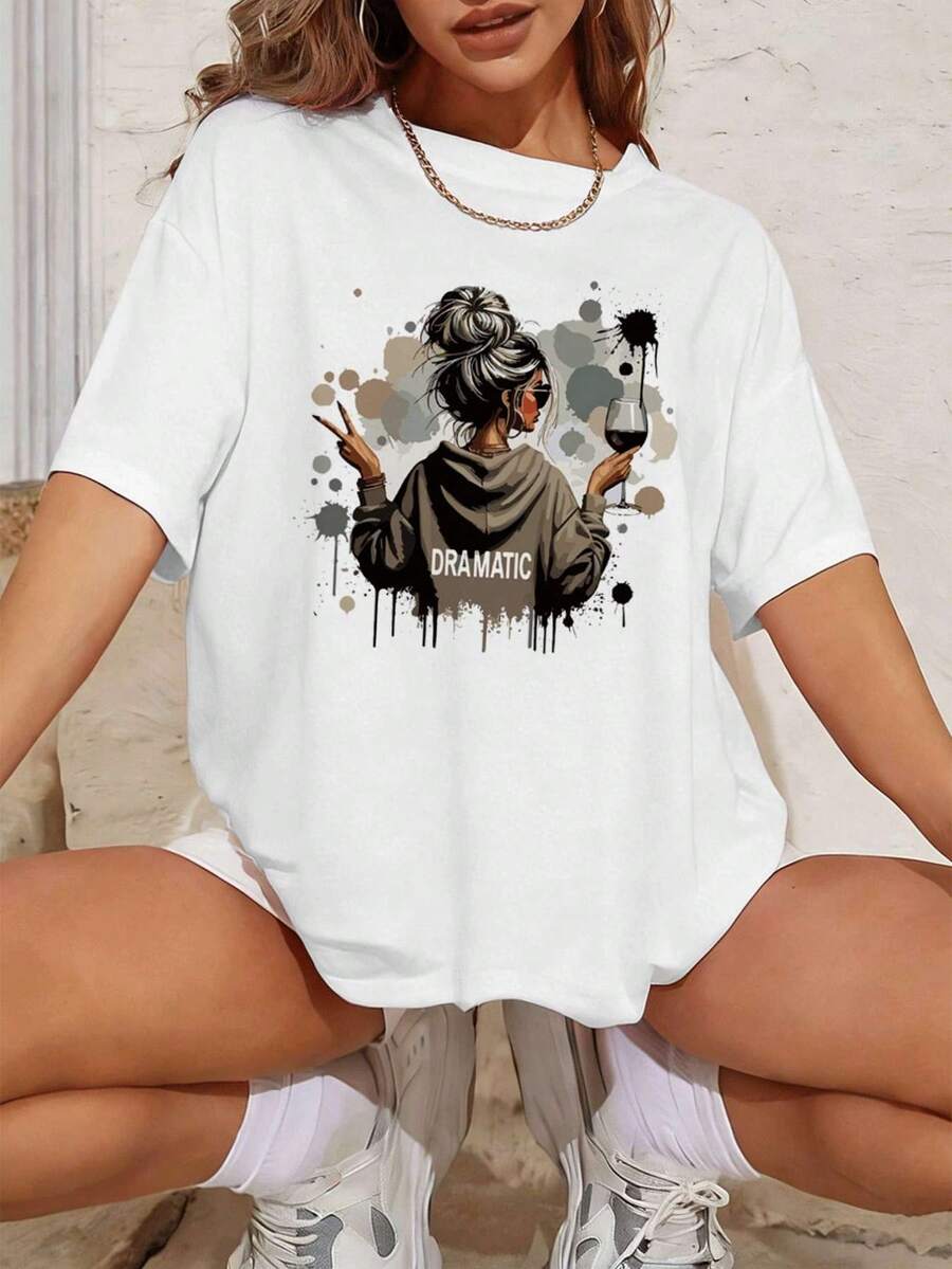 Women T-Shirts - White - View 1