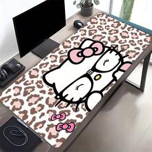 SANRIO [1件 Hello Kitty 桌墊] 可愛特大號 Hello Kitty 桌墊（戴眼鏡設計）| 防滑橡膠底 | 遊戲與辦公雙用滑鼠墊 | 相容於 PC、筆記型電腦和桌上型電腦 – 聖誕節與情人節文化禮物 - B - 查看 4