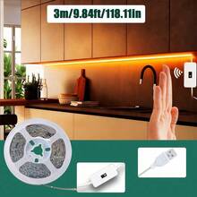 Acosh Neon 1pc 5V Lamp USB Motion LED Backlight TV Kitchen LED Strip Hand Sweep Waving ON OFF Sensor Light Diode Lights Double-Sided Tape - Warm white light - View 11