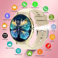 Smartwatch, Wireless Call/Dial, Multiple Sports Modes, Incoming Call Alert And Rejection, SMS Reminder, Customizable Wallpaper, Compatible With IPhone/Android - Multicolor - View 13