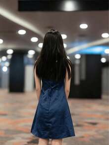 1件齐本里香cosplay蓝色连衣裙，动漫cosplay - 彩色 - 查看 6