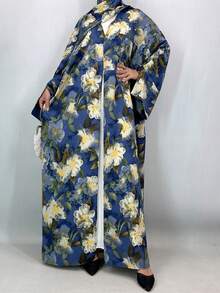 1件装时尚伊斯兰头巾，简约便捷，适合女性日常祈祷和户外穿着，四种佩戴方式。 - 彩色 - 查看 3
