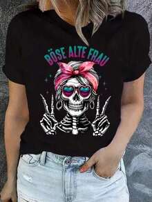 Women T-Shirts - Black - View 8