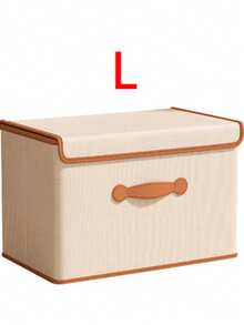 1 Caja de almacenamiento de ropa beige, Caja de almacenamiento plegable, Caja de almacenamiento divisora de armario, Caja de almacenamiento de ropa interior, Caja de almacenamiento con tapa, Caja de almacenamiento de gran capacidad, Decoraciones, Decoraciones navideñas, Decoraciones de habitación, Decoraciones para el hogar, Decoraciones de dormitorio, Vestidos de primavera para mujer, Ropa de primavera para mujer, Primavera, Atuendos de primavera, Estilo sencillo, Verano - Beis - Ver 8