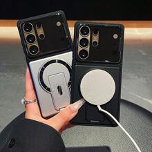 Ốp điện thoại đa năng với nam châm, giá đỡ và bảo vệ ống kính, tương thích với Samsung S26Ultra/S25ULTRA/S24ULTRA/S23ULTRA/S24/S25/S26 Galaxy A37 A36 A56 A57 S25FE A06 4G A16 A07 A17 - màu đen - Xem 9