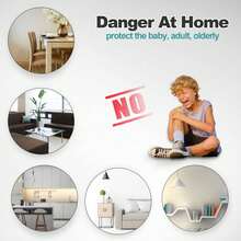 10-Pack Clear Silicone Furniture Corner Guards, Soft Anti-Collision Table Edge Cushion Bumpers, Shockproof Anti-Scratch Protector Covers For Home Daily Use - A - View 7
