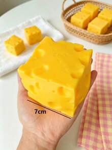 Đồ chơi bóp mềm hình pho mát dễ thương, chân thực, bóng giảm căng thẳng đàn hồi chậm, đồ chơi cảm giác bằng silicon mềm mại giúp giảm lo âu, món quà hoàn hảo cho sinh nhật, lễ Phục sinh, Halloween, Giáng sinh. - A - Xem 13