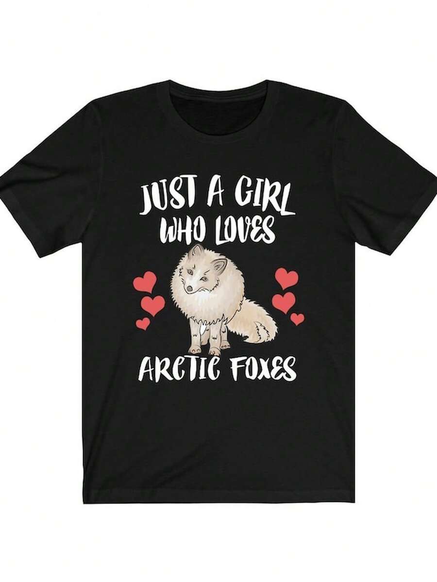Just A Gir1l1l Who Loves Arctic Foxes S1Hirt, Arctic Fox S1Hirt, Arctic Fox Gift, Fox Lover S1Hirt, Adult Toddler i1i1nfant Gift T1S1Hirt.