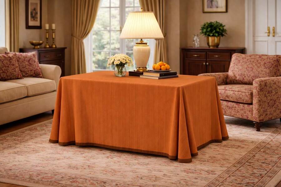 VALENTIA HOME Tapete de mesa - Laranja - Ver 1