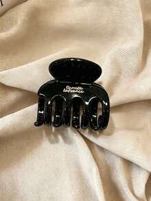 4pcs/1pc Women's Medium Black, White, Brown, Black 4.5cm/1.77in Claw-Shaped PC Material Lightweight Plastic Hair Clips, Fashion Versatile High-End Elegant Simple Solid Color Hair Claws, Suitable For Daily Outing, Casual, Party, Commuting, Vacation, Washing Face, Makeup, Matching Clothes, Accessories, Hair Clips - Multicolor - View 7