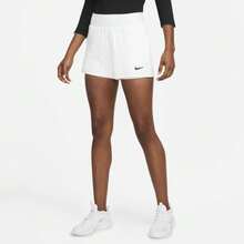 Nike Court Victory Tennis Shorts Women XL White Elastic Waist Activewear DSGL630 - 白色 - 查看 1