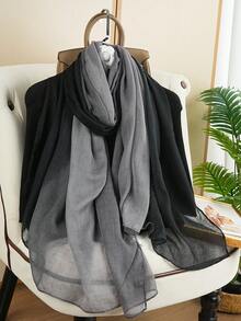1pc 80*180CM New Fashion Printed Scarf, Versatile Shawl Wrap For Women, Luxury Outdoor Travel Neck Warmer - Multicolor - View 7