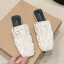 Women Slides - Beige - View 10