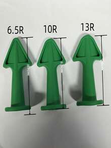 3pcs Silicone Sealant Caulking Gun Nozzle Tips - Durable Silicone Applicator Tools For Sealant And Epoxy Filler, Easy To Clean, Suitable For Floor And Tile Cracks, No Power Required - Multicolor - View 10