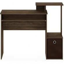 Furinno Computer For Computer - Dark Brown - View 9