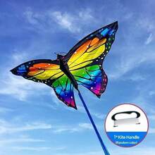 Colorful Butterfly Kite, Large Colorful Butterfly Kite, Multi-Color Kite With Flying Tools, Outdoor Sports & Game Supplies (Random Kite Handle Style) (Some Colors Random) - Multicolor - View 11