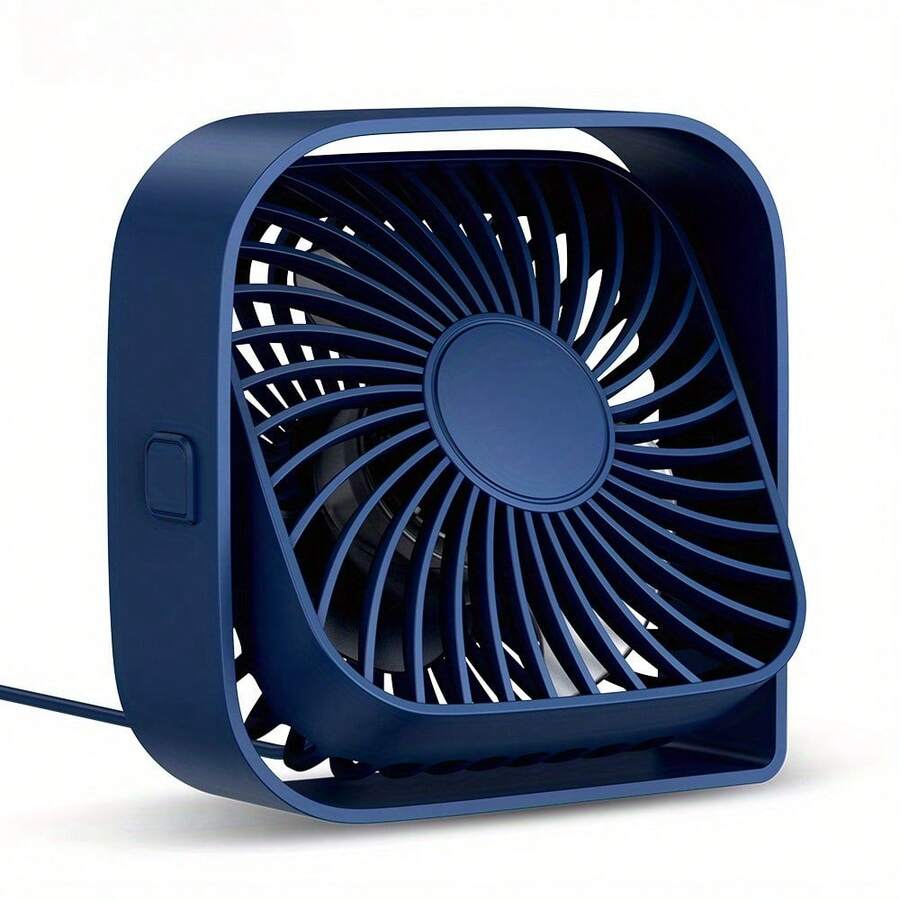 USB Desk Fan, Portable Mini Electric Fan For Home, Office, Bedroom, Kitchen, Camping, Ideal Gift