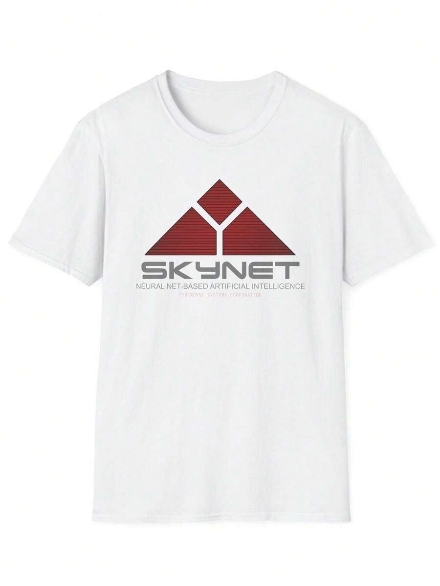 Skynet UniS1ex Softstyle T-Shirt, 220 Gsm, Pure UniS1ex Cotton, Ideal Weight For All Seasons, Suitable For Both Men And Women. Durable, High-Quality Fabric, Soft To The Touch And Long-Lasting. Breathable Garment. Suitable For Women's Spring And Summer, Holidays, Mother's Day, And Independence Day. - 白色 - 查看 1