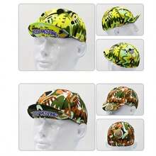 Macaron Graffiti Style Bicycle Sports Cap, Quick-Dry Breathable Sports Cap For Cycling, Running - Stripe - View 10