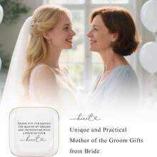 Mother In Law Gifts From Daughter In Law - Jewelry Dish For Mother Of The Groom Best Birthday Wedding Mother's Day Christmas Gifts For Mom From Bride - Mother in Law Gifts - 查看 6
