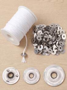102/2pcs Candle Making Kit, Metal Wick Base And Wick Centering Tool, Suitable For Soy Wax, Beeswax Container Candles, Pillar Candles, Taper Candles DIY Handmade Materials, Halloween Christmas Home Craft Projects - Candle Accessories - View 7