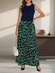 Conjunto de dos piezas para mujer para uso diario - Azul - Ver 8