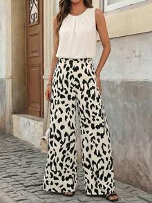 Conjunto de dos piezas para mujer para uso diario - Albaricoque - Ver 4