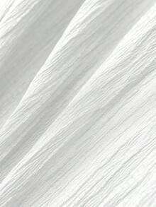 Camisa minimalista casual para mujer, adecuada para el verano - Blanco - Ver 5