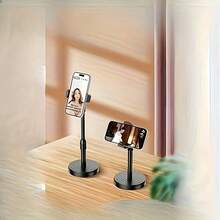 Adjustable Rotatable Phone Stand, Angle Adjustable, Durable ABS Plastic Material, Live Streaming Phone Holder, Stable Base, Non-Slip Cute Desktop Phone Stand, Foldable, Suitable For IPhone And All Phone Models - Multiple Styles - View 10