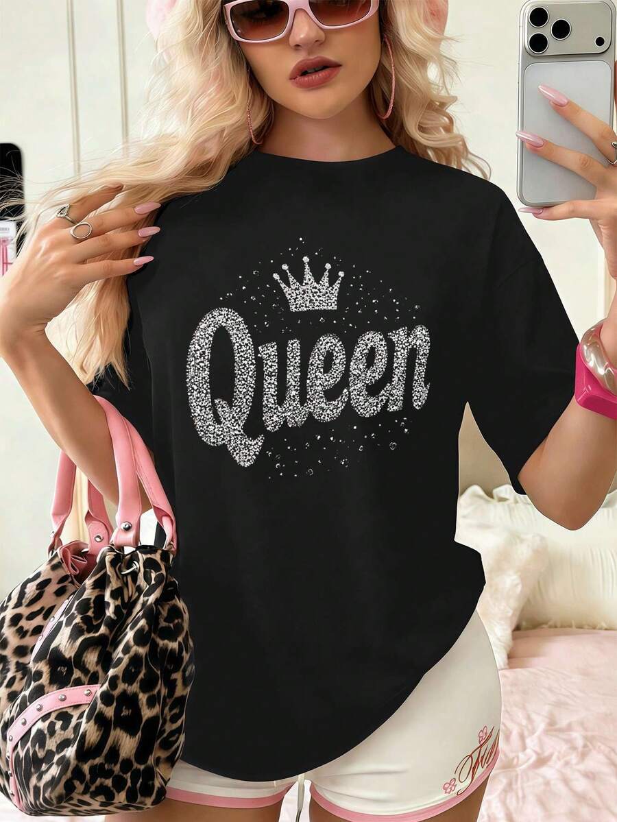 Women T-Shirts - Black - View 1