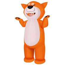 Inflatable Costumes, Inflatable Dog Costumes, Inflatable Animal Costumes, Funny Holiday Party Costumes - Orange - View 6